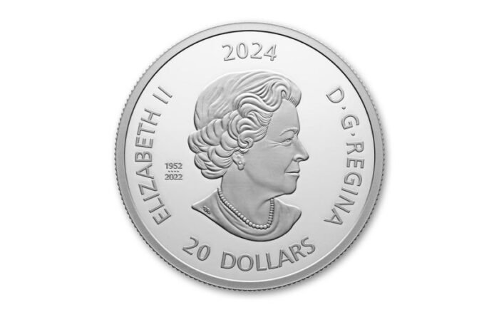 2024 Canada Wildlife Reflections Grizzly 1oz Silver - Image 3