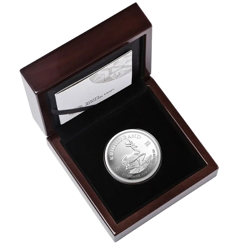 2025 5OZ Silver Krugerrand - Image 3